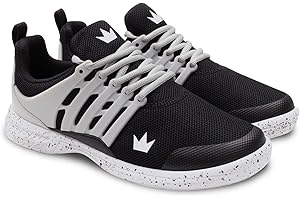 Brunswick Herren Avalanche Herren Bowlingschuhe, Größe 45, SchwarzBowlingschuhe