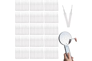 SKHAOVS150 pcs Petites brosses de Nettoyage, Brosse de Nettoyage pour pommeau de Douche, Brosse de Nettoyage Anti-encrassement pour pommeau de Douche, Trou de téléphone, détartreur de Dents