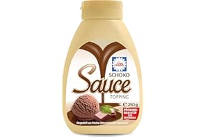 ‎LIOTTA Liotta Schoko Dessert Sauce 250g - Sirup, Topping, Fruchtsauce - Ideal als Topping für Kaffee, Eis und Desserts