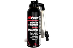CLCBike MVTEK Fast CO2 (GONFIA E RIPARA) 125 ML per Bici Bicicletta MTB Mountain Bike E-Bike