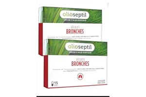 Olioseptil - Bronches - Lot de 2 x 15 gélules - Des bronches à 100% de leur capacité