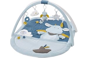 Fehn 065091 Koc do Zabawy Little Castle, Wielokolorowy, 110 x 85 x 50 cm