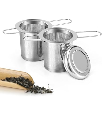 Colino Da Tè In Acciaio Inox 304 - 2 Pezzi, Riutilizzabile, Con Manico - Foto 7