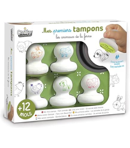 Rotuladores De Fieltro Para Bebés Créa Lign' - Primeras Manualidades A Partir De 12 Meses, Tinta Lavable Y Segura