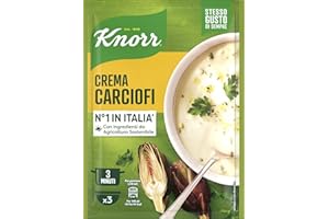 Knorr Crema Carciofi, Piatti Pronti Knorr con Verdure da Agricoltura Sostenibile, Senza Coloranti, Senza Conservanti, Vegetariano, 88 g