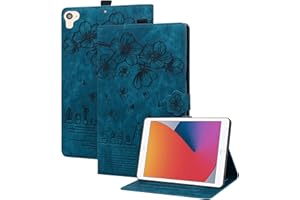 Succtopy Etui kompatybilne z iPad 5/6. generacji 9,7" 2017/2018, etui z klapką, etui ochronne z uchwytem na rysik do iPada 9,7"/iPad Pro 9,7"/iPad Air 2, królewski błękit