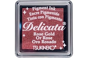 Tsukineko Piccolo tampone d'inchiostro Delicata Oro Rosa, Small
