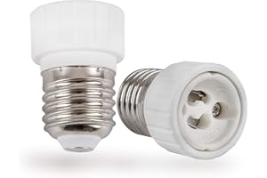 MEXTRONIC 2 adattatori per attacco per lampada, attacco E27, attacco GU10, adattatore per lampada