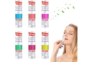 Nasal Stick 6 st luktstift Inhalationsstift för näsan Lättnad vid täppt näsa, andas lugnt och känns uppfriskad, perfekt för arbete, studier eller resor