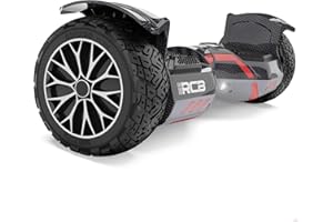 ‎RCB RCB 8,5 Zoll Offroad Hoverboard – All-Terrain Hover Boards mit LED-Beleuchtung, 4Ah starker Akku, Dual Motor, Self Balance Scooter für Kinder, Jugendliche & Erwachsene