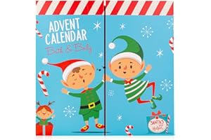 Accentra Kalendarz adwentowy z 24 produktami do pielęgnacji – kalendarz adwentowy Beauty z balsamem do ciała, kulkami kąpielowymi, żelem pod prysznic, szamponem, kremem do rąk i wielu innych –