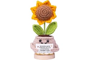 Mwmoeen Pocket Hug Positive Kartoffel, Lustige Positive Potato Strickpuppe Motivationsgeschenke Beste Freundin Geschenke für Freundin Kleine Geschenke für Frauen(E26)