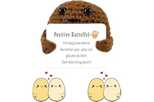 ARVOV Positive Kartoffel, Geschenke für Freundin, Positive Gift Totato, Geschenke für Frauen, Aufmunterung Geschenke, Motivationsgeschenke, Abschiedsgeschenk, Beste Freundin Geschenke (Kartoffel)