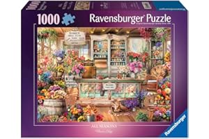 Ravensburger All Seasons Flower Shop 1000 Piece Jigsaw Puzzles for Adults and Kids Age 12 Years Up