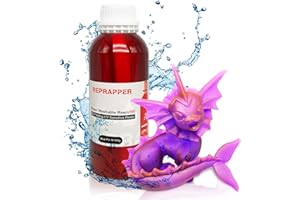 Reprapper 203 Dual Color Resina UV Lavable con Agua Bicolor LCD 405nm Resina Rapida para Impresion 3D Water Washable Fotopolimero Resina Foto-Sensible Dos Colores - 1000g - Azul/Púrpura