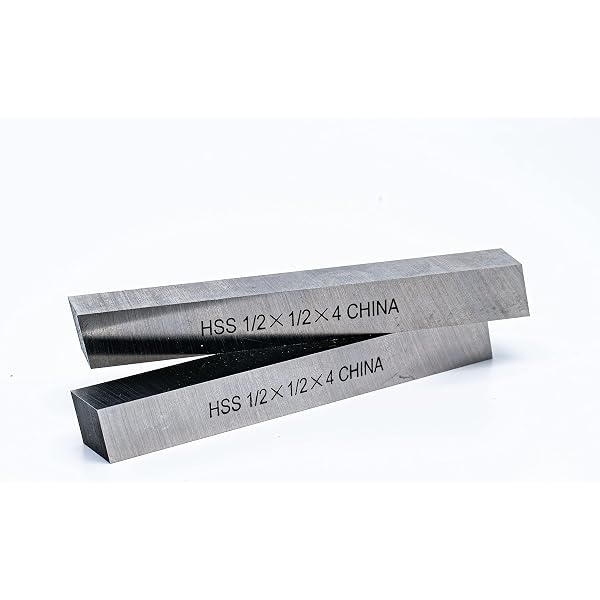 5-Pack 3/8" X 3/8" X 3" HSS Square Tool Bits – Unground, Unbranded, New