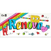 RENOVA Kids Pocket Tissues, 6 Packs, 4 Layers, Extra Soft | 6 Pack Pocket Tissues Kids Designs Compact 4 Ply Extra Soft Daily