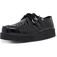 Chaussures T.U.K. Anarchic Creeper - Cuir/simili - Talon 3.8cm - Style Gothique Punk Unisexe