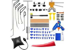 MENQANG Dellen Reparaturset, Dellen Reparatur Ausbeulwerkzeug Dient zum Reparieren von Dellen auf der Oberfläche von Autos, Türen und Kühlschränken. (Gold-Brecheisen)