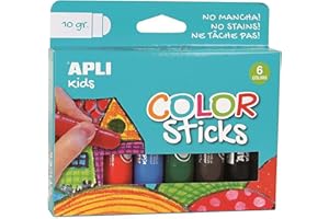 APLI KIDS APLI agipä – 14227 – zestaw 6 tubek w kolorze gwaszy Solid – 10 g