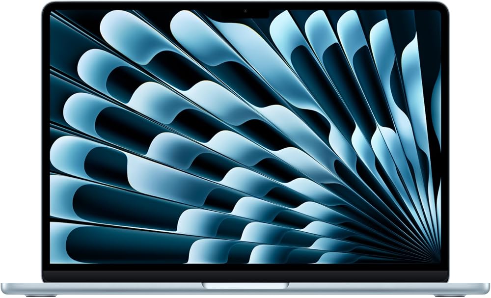 Apple 2025 M4 çipli 13 inç MacBook Air Laptop: 13.6 inç Liquid Retina Ekran, 16GB Birleşik Bellek, 256 GB SSD Depolama, 12MP Center Stage Kamera, Touch ID; Gök Mavisi
