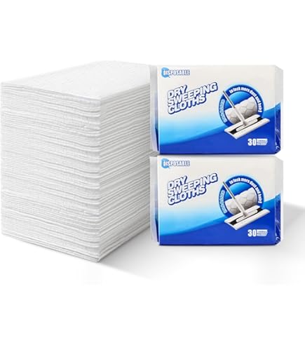 120 Stück Trockene Staubtücher - Elektrostatische Kehrtücher Für Bodenwischer