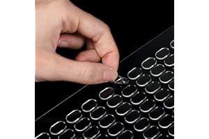 JEFFDAD Lot de 600 pastilles adhésives double face ronds et transparents amovibles imperméables petits tampons pour posters ballons décoration de vacances