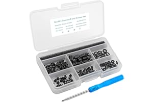 MCSHER M2.0 M3.0 Standoff and Screw Set Laptop Notebook Personal Computer SSD HDD Screws Kit for SSD Memorial Motherboard HDD