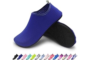 KATLKIU Chaussures de Plage Homme Femme – Chaussons Aqua Antidérapants pour Piscine, Mer, Surf, Sport Nautique – Ultra Légers & Séchage Rapide