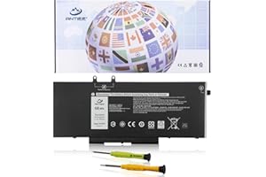 ANTIEE 3HWPP Laptop Batteria Replacement per Dell Latitude 5401 5410 5411 5501 5510 5511 Precision 3541 3551 Series Notebook 03HWPP 10X1J N2NLL 1VY7F 01VY7F 451-BCMN 15.2V 68Wh 4250mAh