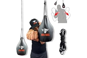 Don't Get Punched - Pro Fist-Sized Slip Bag - 1kg When Filled - Hanging Rope Included (not for punching) Bull Doza Fight Wear