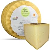 LA ALDEA CHEESES | Artisan Manchego Sheep Cheese Semi-Cured | D.O. La Mancha | 1.65 lbs Wedge | Cheese Kits and Packs | Tasti