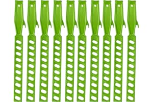 ToolSpace Agitateur de peinture 10 pièces - Plastique - 35 cm - Agitateur de peinture vert Durable Réutilisable - Pour différents types de peintures - Emulsions, Peintures acryliques, Résines - Ne se