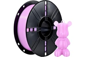 IBOSS PLA Plus (PLA+) Filament 3D transparent 1,75 mm Filament d'impression 3D transparent Précision dimensionnelle +/- 0,02 mm Bobine de 1 kg (2,2 LBS) Filament pour imprimante 3D, Violet transparent