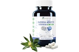 Alzuro Labs Fadogia Agrestis 5.000mg | 10:1 Extrakt (500mg) | 60 Vegane Kapseln | Hochdosiert | Von Drittlabor getestet | GMP-Zertifiziert
