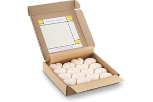 THE COOL CANDLE COMPANY Sandalwood & Vanilla Scented Wax Melts - 16 Soy Wax Melts Scented with The Delicate Aromas of Sandalwood & Vanilla - Hand Poured in England by The Cool Candle Co, Cream
