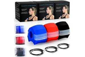 Peaken Jaw Exerciser, Silicone Jawline Exerciser 3 Levels with 3 Strengths, Jawline Fitness Ball for Men and Women With Carry Case