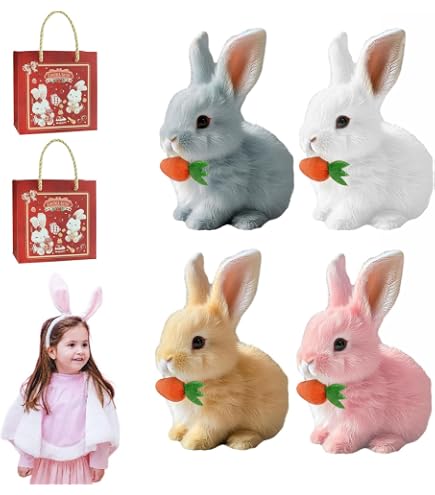 Lapin Interactif Knubbuf Fanyil - Bunny Pal Avec Carotte Et Lampe (son Et Mouvement)
