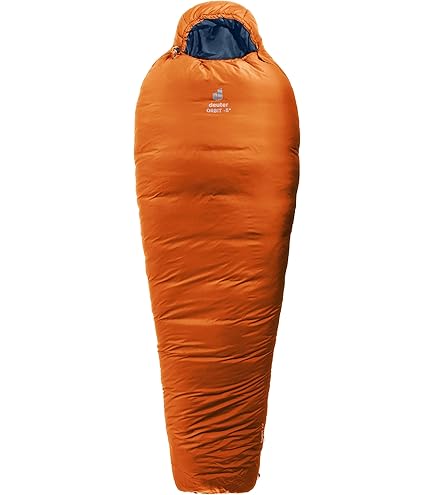 Sac De Couchage Deuter Exosphere -11°C Zip Left, Confort Thermo Stretch, Polyester Recyclé, Taille Slim Line