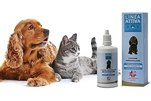 101 LOVE FOR PET Lozione Occhi Naturale e Vegetale per Cane e Gatto, 100ml - Rimuove Macchie da Lacrimazione e Sporco - Lenitivo, Disinfettante e Cura Le Irritazioni - Linea 101