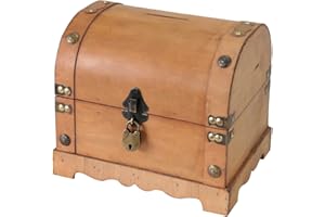 HMF 6414-51 skarbonka z drewna z zamkiem, 23,5 x 18 x 20 cm, duża, Namibia