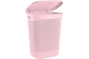 7H SEVENON Cesto de Ropa Alto Rectangular con Tapa 52 litros 7house