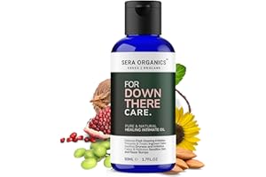 Ingrown Hair & Razor Bump Oil – Shaving Oil for Bikini Line, Pubic Area & Intimate Skin | Soothes After Shaving | Natural Moisturiser for Sensitive Skin | Vegan | 50ml | Sera Organics UK