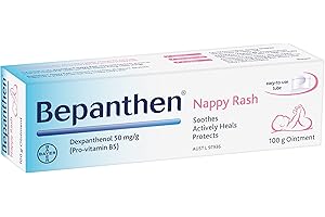 ‎BEPANTHEN Bepanthen Windelpflegesalbe | Windelcreme mit Provitamin B5 | Geeignet für Neugeborenenhaut, 100 g (Verpackung kann variieren)
