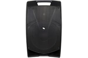 Proel V15PLUS - Cassa Monitor Diffusore Audio bi-amplificato a 2 vie da 600W di Picco, Nero