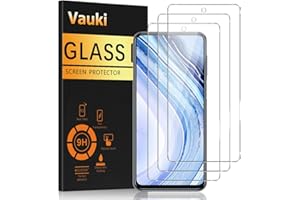 Vauki 3 sztuki do szkła pancernego do Xiaomi Redmi Note 9S / 9 Pro / 9 Pro Max / Xiaomi Poco X3 NFC/ X3 Pro, folia ochronna na ekran o twardości 9H, folia pancerna Ultra-HD, folia ochronna na wyświetlacz, odporna na zarysowania, ultra przezroczysta 6,67"