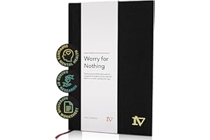 Worry IV Nothing: A Discreet, Guided Anxiety Journal | Journal with Prompts to Calm Anxiety & Improve Mental Health | Promotes Stress Relief & Self Care