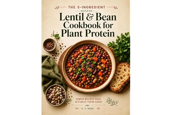 THE 5-INGREDIENT Lentil & Bean Cookbook for Plant Protein: Simple Recipes That Actually Taste Good, Built Around the Most Und