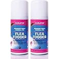 Karlsten Flea Killer Spray Fogger Max Strength x 2 150 ml Fast Elimination Of Indoor Flea Infestations Large Coverage