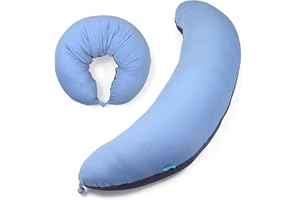 BYRIVER Almohada para dormir de lado con funda – Cojín de embarazo para dormir – Pregnancy Pillow – Cojín de lactancia para niños – 99 cm
